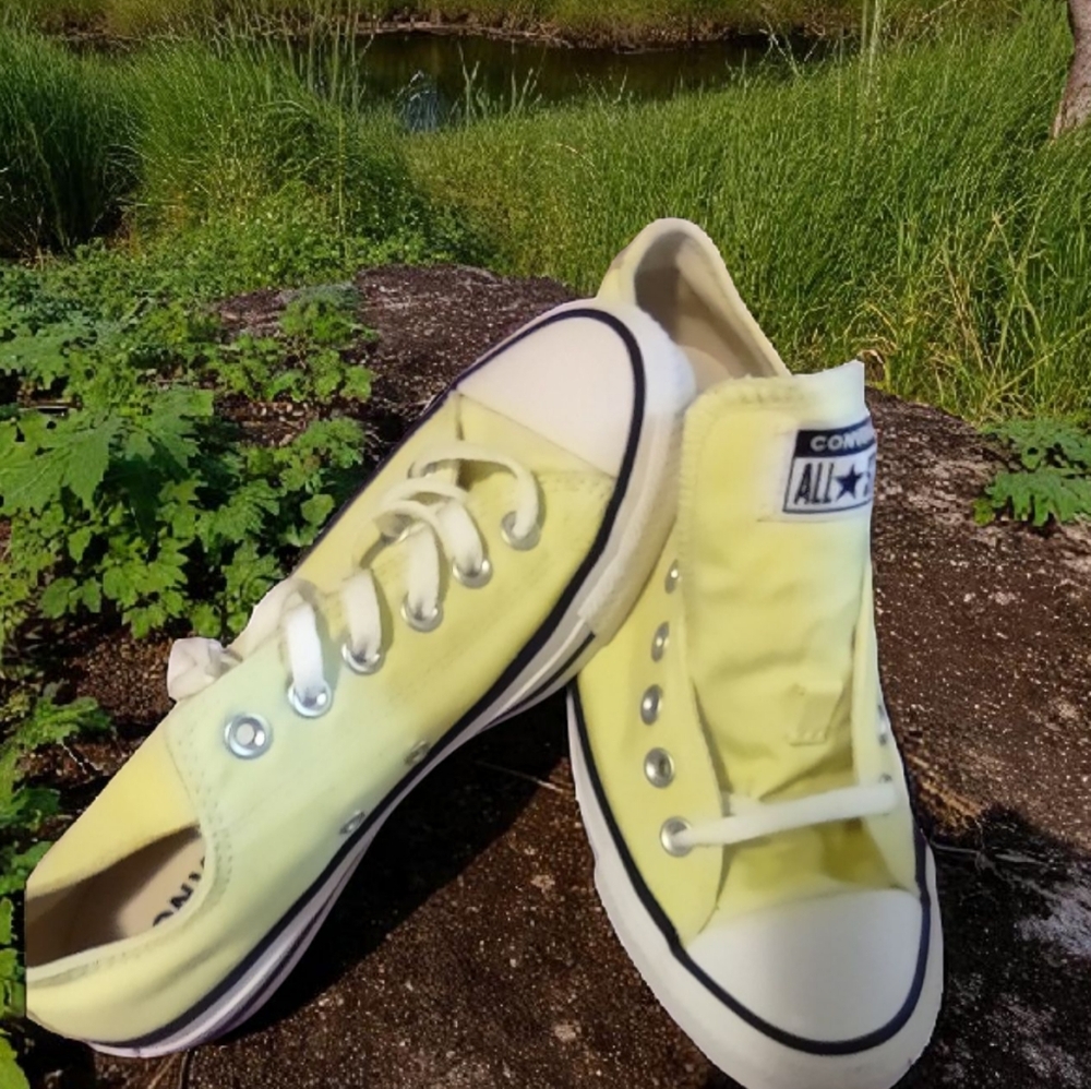 Converse Chuck Taylor All Star Women's Yellow Zitron Sneakers Size 8